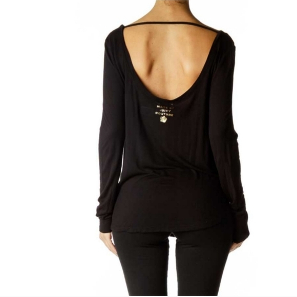 Juicy Couture Women's House of Juicy Black Tee Size Large - Picture 7 of 7